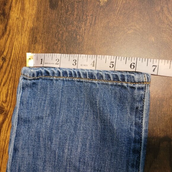 Talbots Jeans Size 6 Heritage Straight Mid Rise Medium Light Wash Cotton - Picture 9 of 10